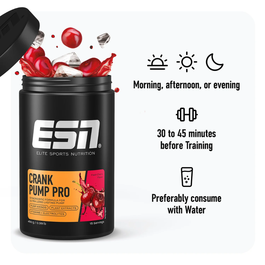 CRANK Pump Pro Niet-stimulerende pre-workout - ESN®