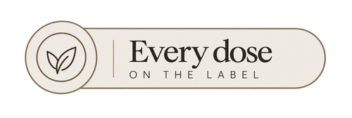 Every dose on the label