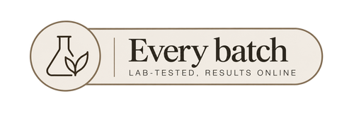 Every batch lab-tested, results online