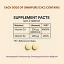 OMNIPURE D3K2 - OmniSupps Nutrition