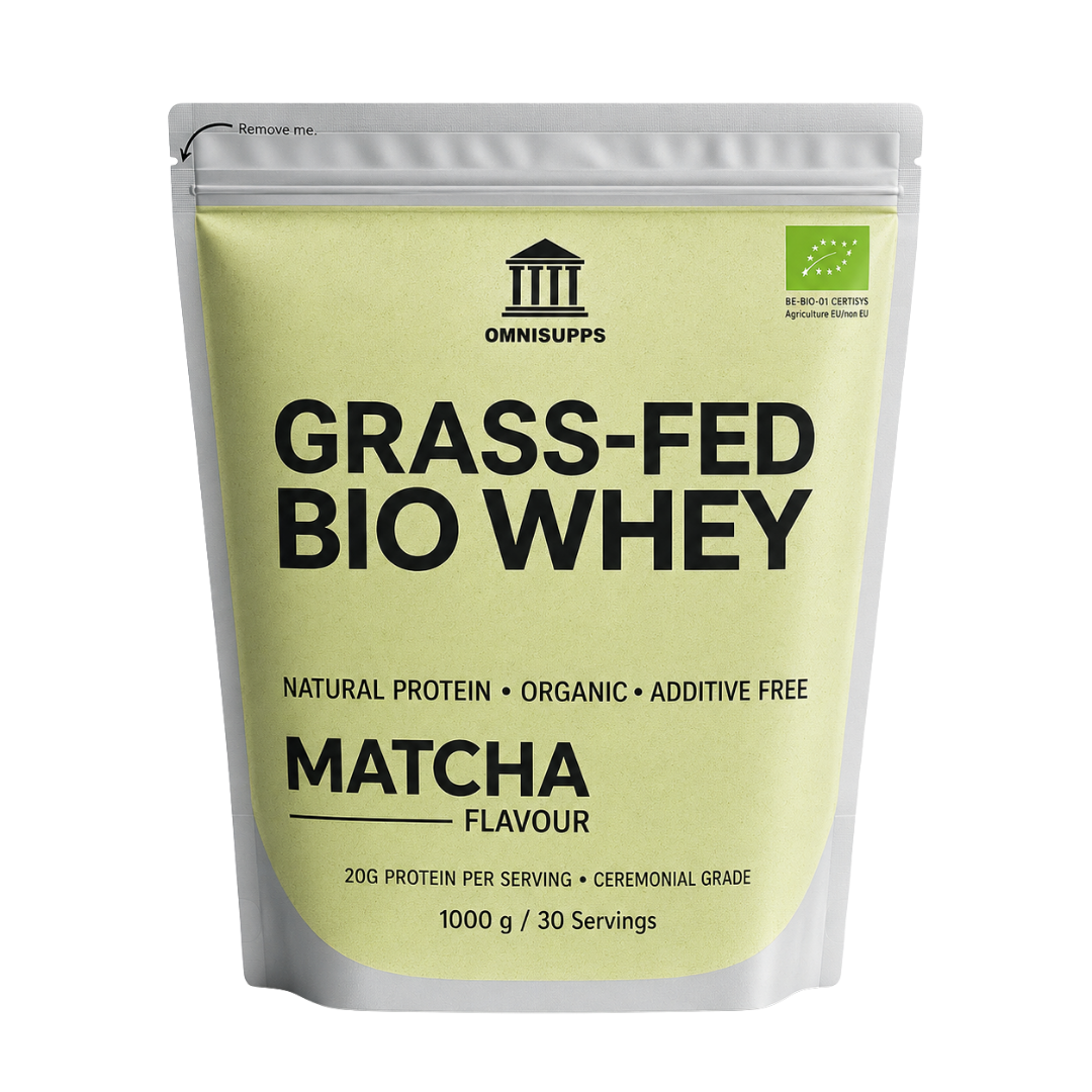 Grasgevoerde Bio Whey Matcha